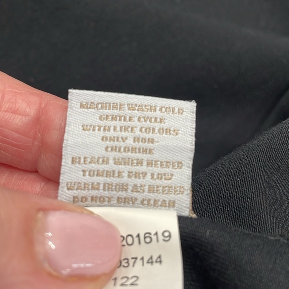 Chico’s Size 2, 12/14,Black “The Ultimate Tee with 3/4 sleeves. - Picture 4 of 4